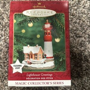 Hallmark Lighthouse Greetings ornament